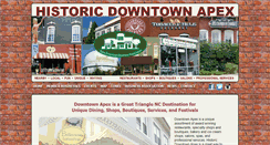 Desktop Screenshot of apexdowntown.com